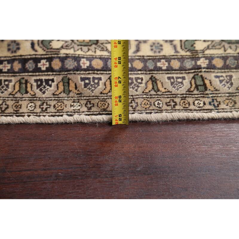 Geometric Tabriz Persian Area Rug Wool Hand-knotted Bedroom Carpet - 5'4" x 9'5"