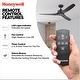 preview thumbnail 6 of 33, 52" Honeywell Lynton Indoor/Outdoor Ceiling Fan with Color Changing LED Light, Remote Control, High Performance Blades