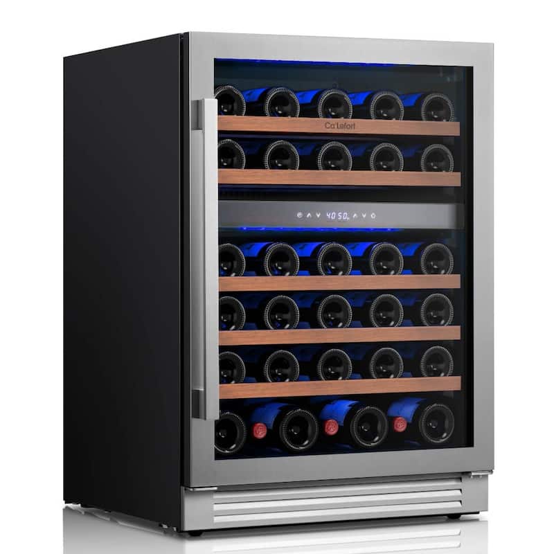 24 Inch 46 Bottle Built-in/ Freestanding Wine Cooler