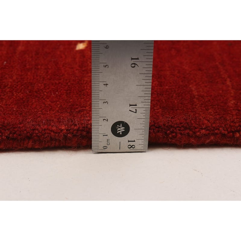 Kashkuli Gabbeh Red Rug 4'7" x 6'5" - 4'7 x 6'5