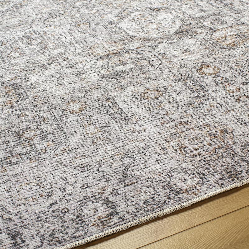 Livabliss Vinny Washable Traditional Area Rug