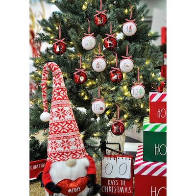 Rae Dunn Set of 12 CHRISTMAS Ornaments