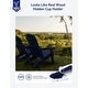 preview thumbnail 76 of 78, WINSOON All Weather HIPS Folding Adirondack Chair with Ottoman, 5-Gear Adjustable Backrest and Retractable Ottoman Set of 4