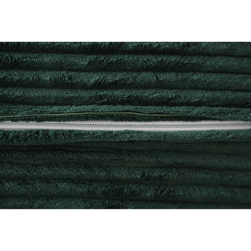 Compression Human Dog Sofa Bed for Adult & Pets, Modern Floor Couch With Pillow for Living Room Bedroom, Corduroy Fabric