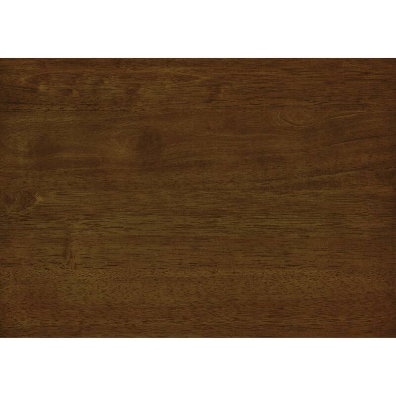 Eastern King Platform Bed with Chestnut Finish, Transitional Design Wood Frame Bedroom Furniture