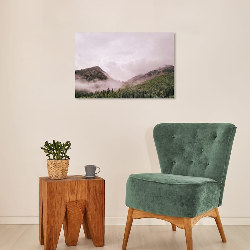 Wynwood Studio Canvas Nature and Landscape Humid Forest White and Modern & Contemporary Wall Art Canvas Print - 16 x 24