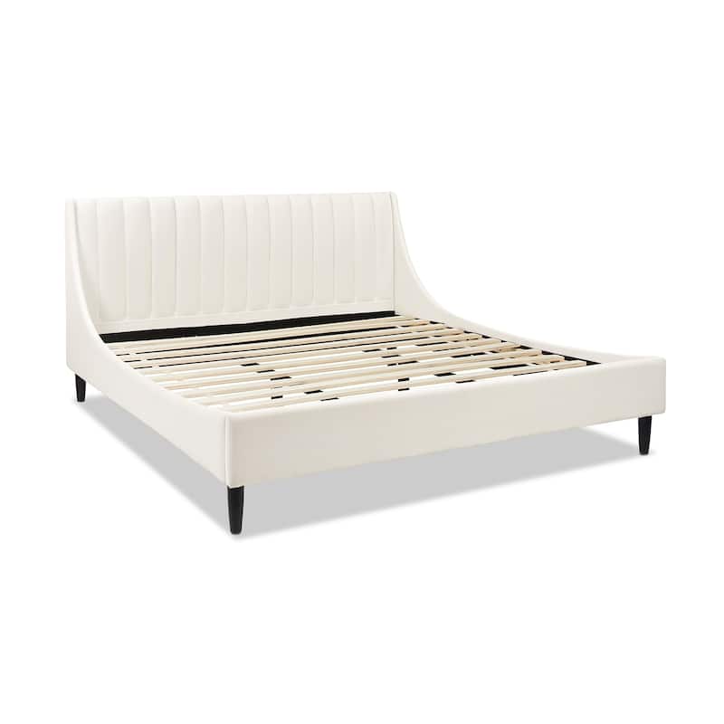 Aspen Vertical Tufted Upholstered Platform Bed