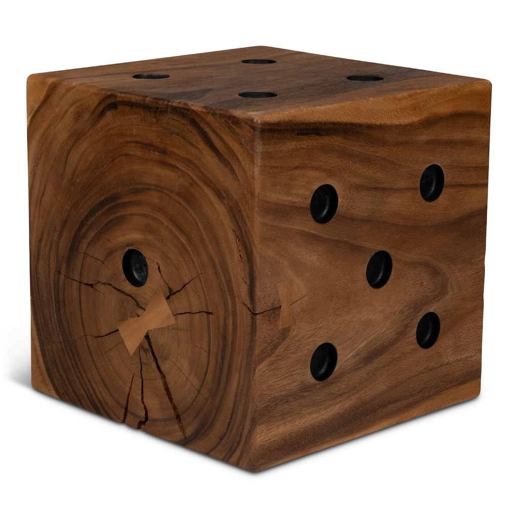Naturals - Dice End Table - Natural