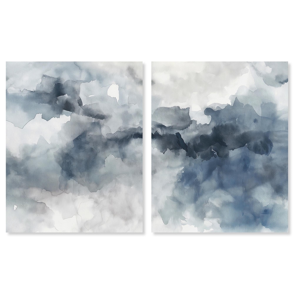 Calming Tides Canvas Set of 2 by Art Remedy, Gallery Wrapped