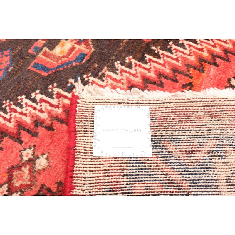 ECARPETGALLERY Hand-knotted Andelz Red Wool Rug - 4'4 x 7'0
