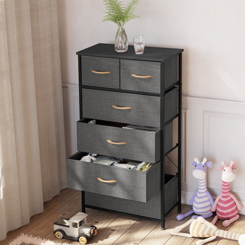 Pellebant 6 Drawers Vertical Dresser Storage Tower