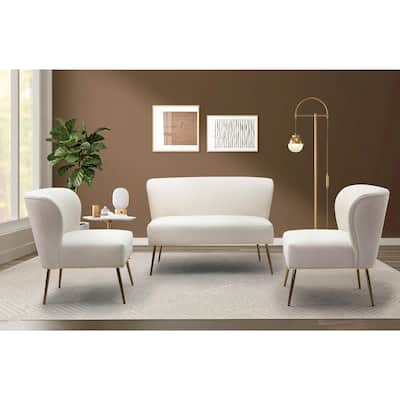 Pastene 3 piece living room set with Nailhead Trim