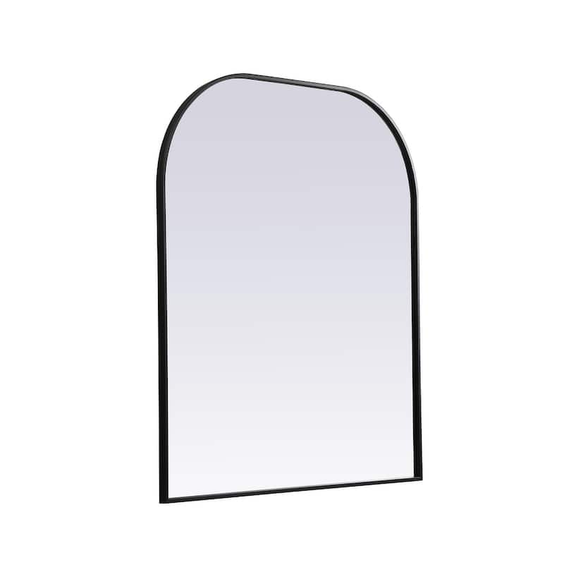 Indigo Home Metal Frame Arch Mirror 36x42 Inch