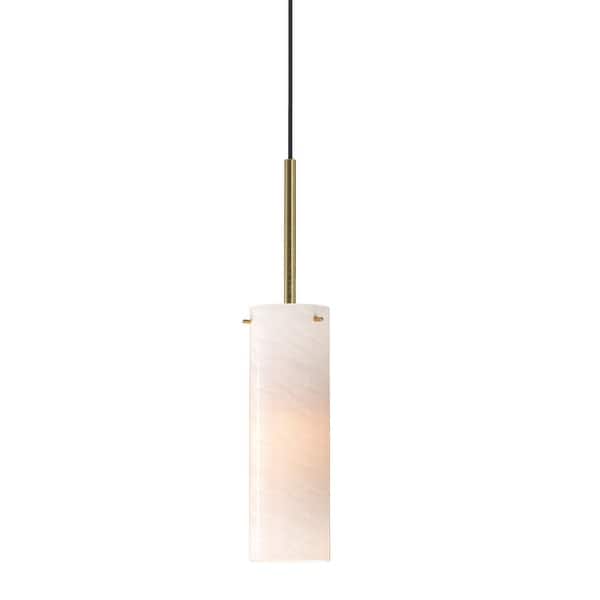 slide 2 of 10, Maxim 10511 Blizzard 4" Wide Mini Pendant Natural Aged Brass