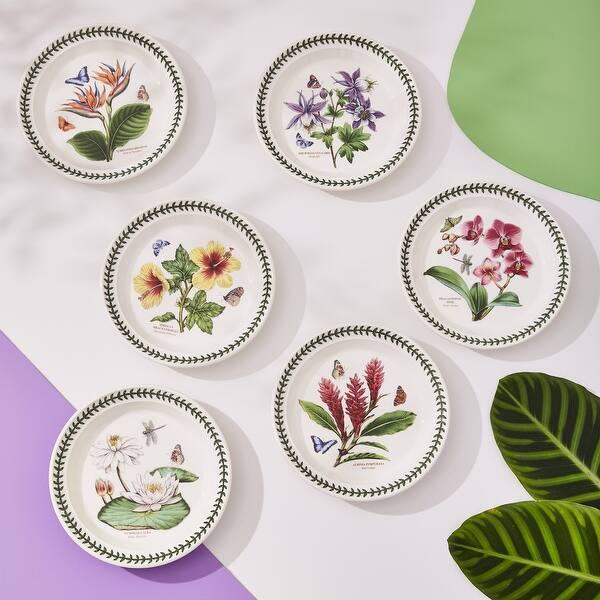 Portmeirion Set of 6 Exotic Botanic Garden Dinner Plates - On Sale - Bed Bath & Beyond - 39064062 Portmeirion Set of 6 Exotic... 
