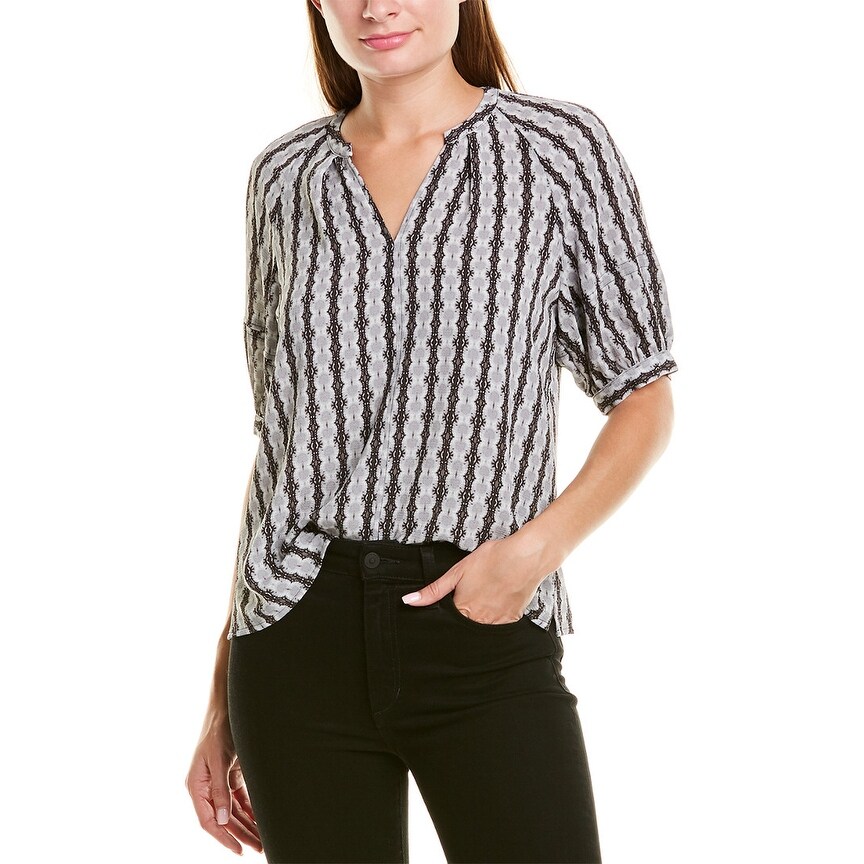 vince camuto bubble sleeve blouse