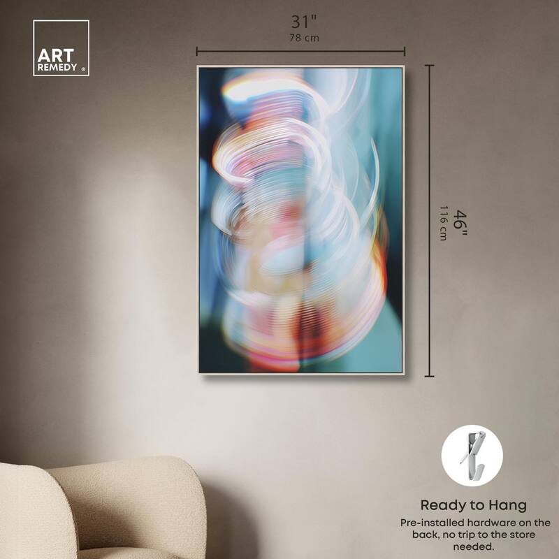 Swirling Light II Canvas by Art Remedy