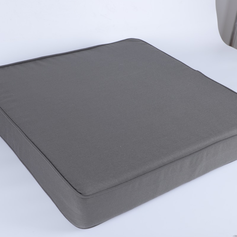 GDFStudio Marie Outdoor 24x24 Inch Seat Cushion Set with Removable Covers (set of 2) - 24" x 24"