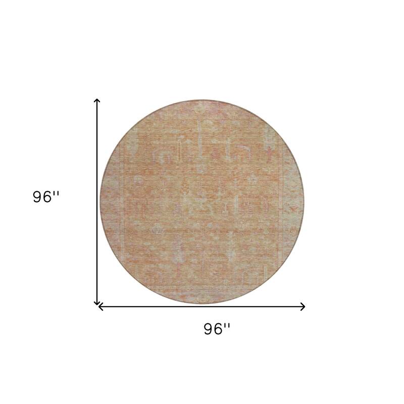 HomeRoots Oriental Traditional Rectangle Outdoor Rug