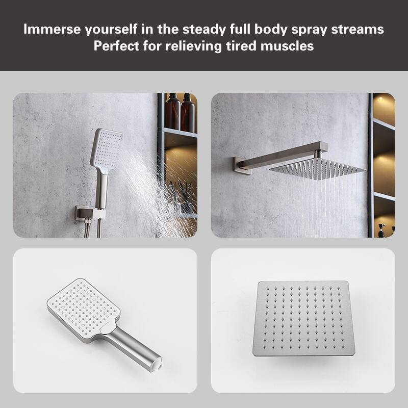 Indigo Home Complete Shower and Tub Faucet with Rough-in Valve