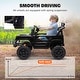 preview thumbnail 24 of 28, Battery Powered Kids Electric Car UTV with 4 Suspension Wheels Black