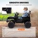 preview thumbnail 5 of 25, Qaba 12V Ride On Truck, Battery Powered Kids Electric Car with Spring Suspension, Remote, LED Headlights, Horn, USB Music