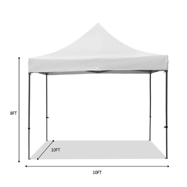 Zenova 10x10 Outdoor Patio Canopy Tent No Enclosure with Free Mosquito