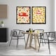 preview thumbnail 32 of 30, Stupell Taco Tuesday and Truck Patterned Framed Floater Canvas Wall Art Design By Dina Riddle (Set of 2)