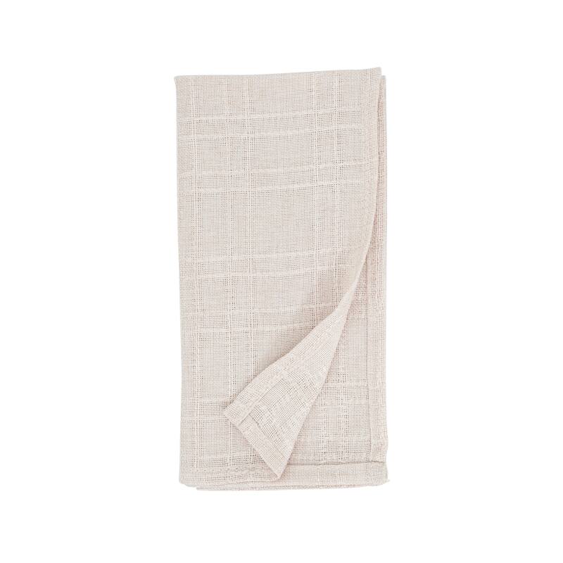 Refined Stitched Plaid Napkin