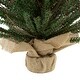preview thumbnail 4 of 2, Medium Warsaw Twig Artificial Christmas Tree with Burlap Base - 18" - Unlit - 1.5 Foot