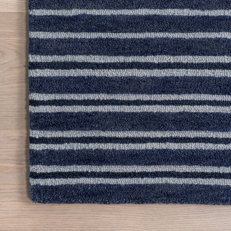 Pacific Striped Wool Area Rug