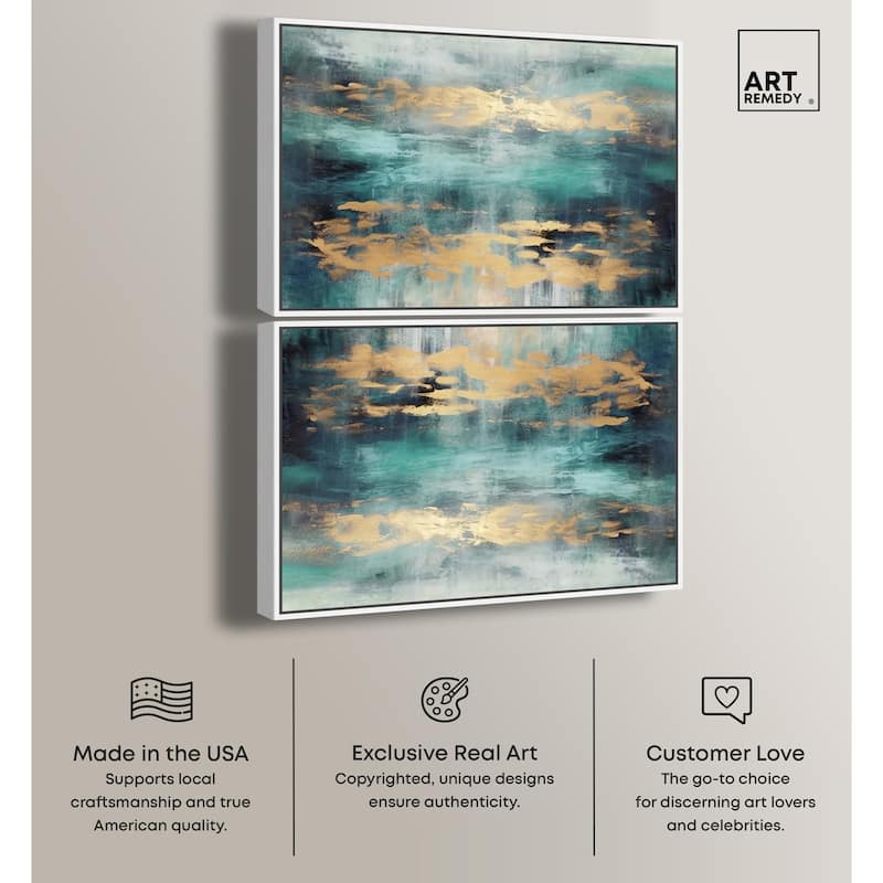 Dissolving Brilliance I Canvas by Art Remedy