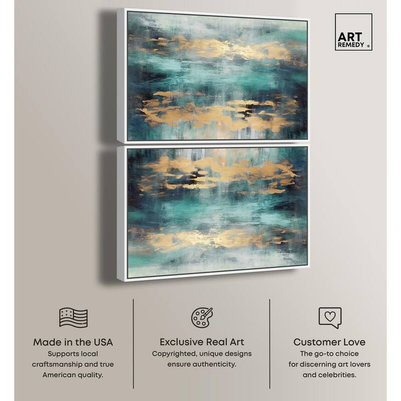 Summer Wine table Canvas by Art Remedy