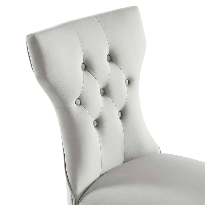 Silhouette Performance Velvet Dining Chairs - Set of 2 - N/A