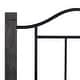 preview thumbnail 25 of 24, Carbon Loft Tiblier Textured Black Metal Bed with Brushed Charcoal Wood Posts