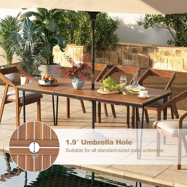 can i use a beach umbrella on my patio Can I Use a Beach Umbrella as a Patio Umbrella?  Sunnydaze Decor
