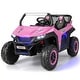 preview thumbnail 2 of 27, 12V 2-Seater Kids Ride on UTV with Slow Start Function Music - 46.5” x 29” x 28”(L x W x H)