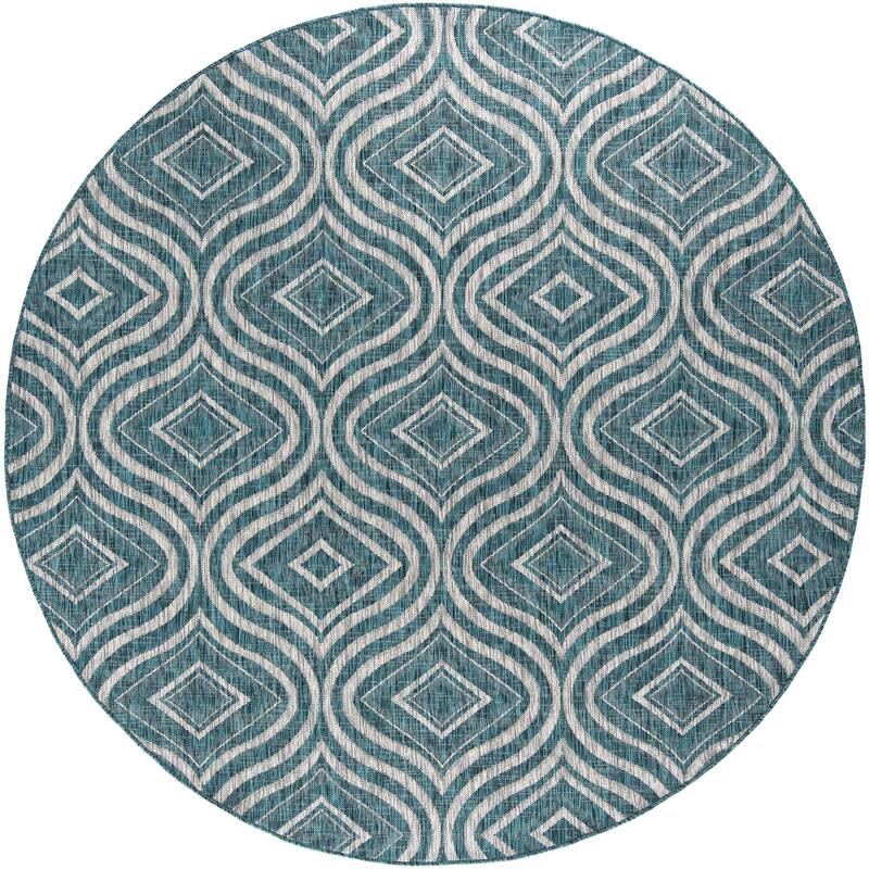 Colonnade Modern & Contemporary Abstract Indoor/Outdoor Area Rug