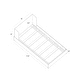 preview thumbnail 12 of 14, Max and Lily Mid Century Modern Twin Floor Bed