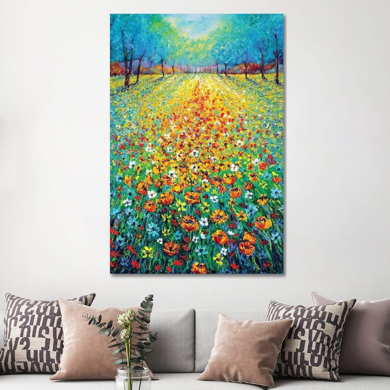iCanvas "Wild Flowers" by Kimberly Adams Canvas Print