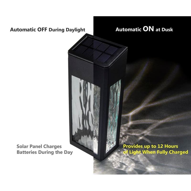 Classy Caps Black Aluminum Lancaster Deck & Wall Light (Set of 4)