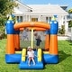 preview thumbnail 2 of 6, Kids Inflatable Bounce House Magic Castle with Large Jumping Area with 735W Blower - 142.5" x 107.5" x 92.5" (L x W x H)