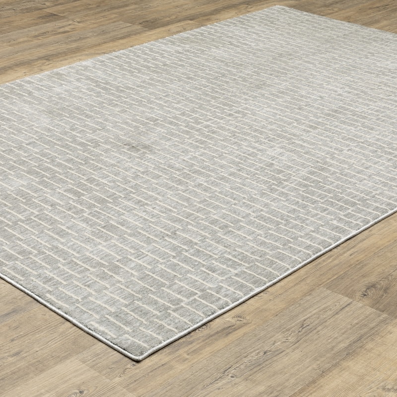 Style Haven Owen Modern Geometric Lines Area Rug
