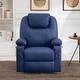 preview thumbnail 32 of 51, MCombo Large Power Lift Recliner Leather Chair with Massage, Heat, Cup Holders,Extended Footrest, Leather 7516