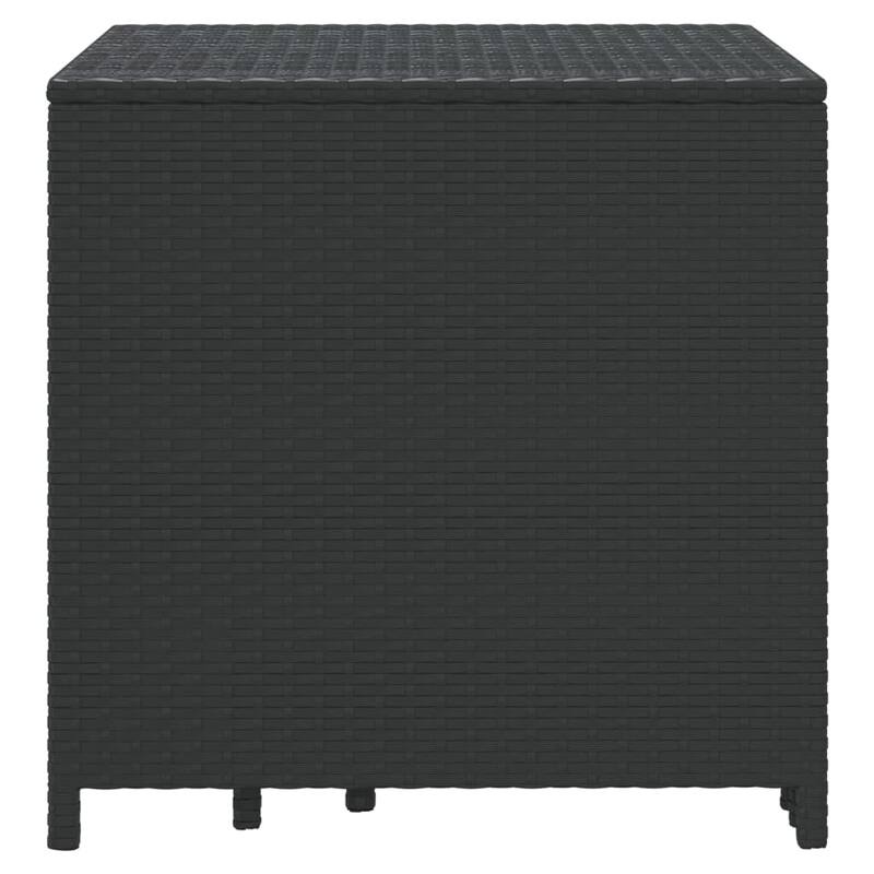 vidaXL Nesting Tables 3 pcs Brown Poly Rattan - 23.6" x 21.3" x 23.6"