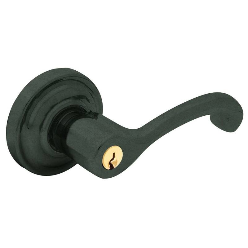Baldwin Classic Style Single Cylinder Keyed Entry Door Knob Set with
