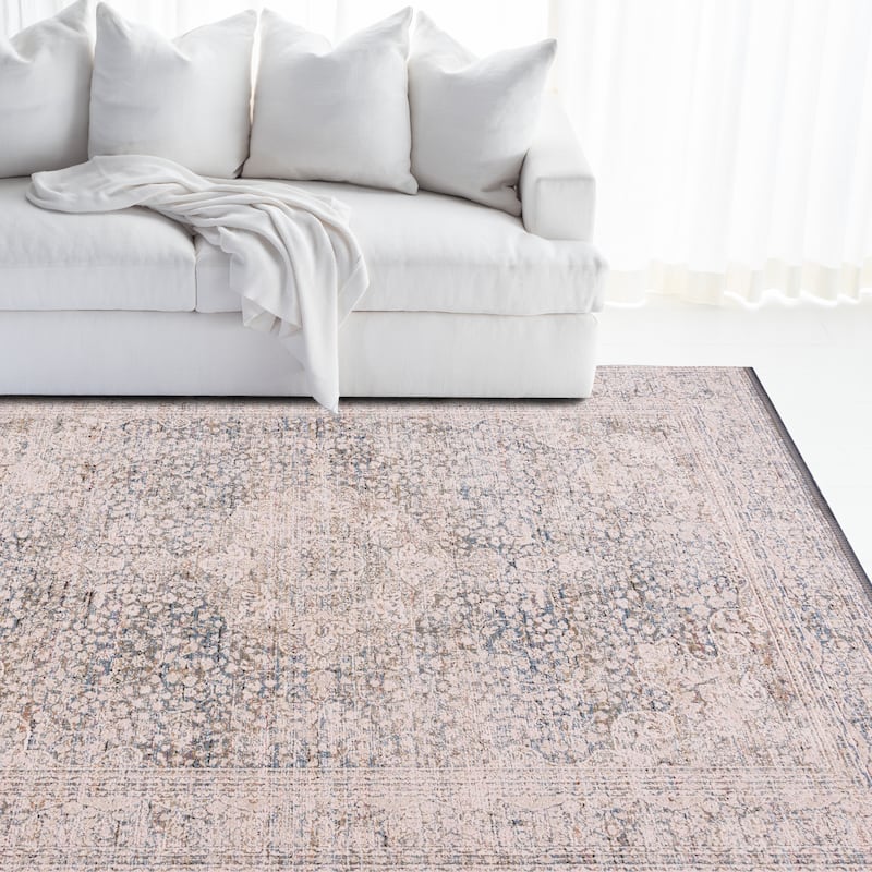 SAFAVIEH Lauren Ralph Lauren Gyrithe Vintage Rug - 4' x 6' - Ivory/Light Olive