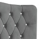 preview thumbnail 20 of 20, CraftPorch Velvet Button Tufted Curved Adjustable Headboard