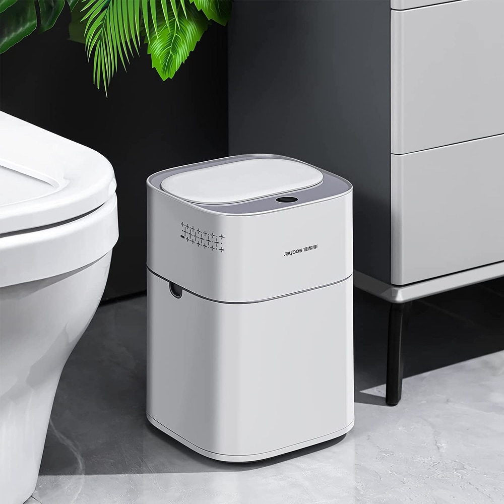 Bathroom Smart Touchless Trash Can 2.2 Gallon Automatic Motion Sensor  Rubbish Ca