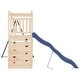 preview thumbnail 18 of 23, vidaXL Swing Set Outdoor Backyard Wooden Playground Equipment for Kids Age 3-8